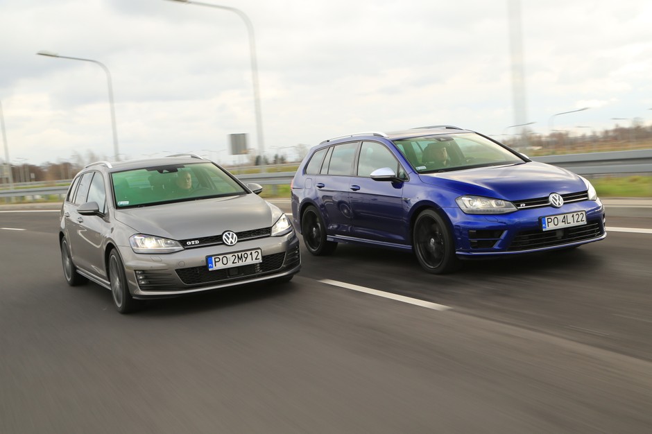 Volkswagen Golf Variant R kontra GTD