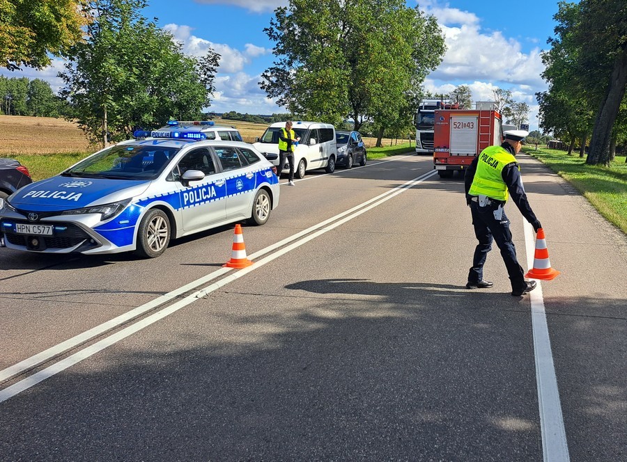 Tragiczny wypadek na DK22