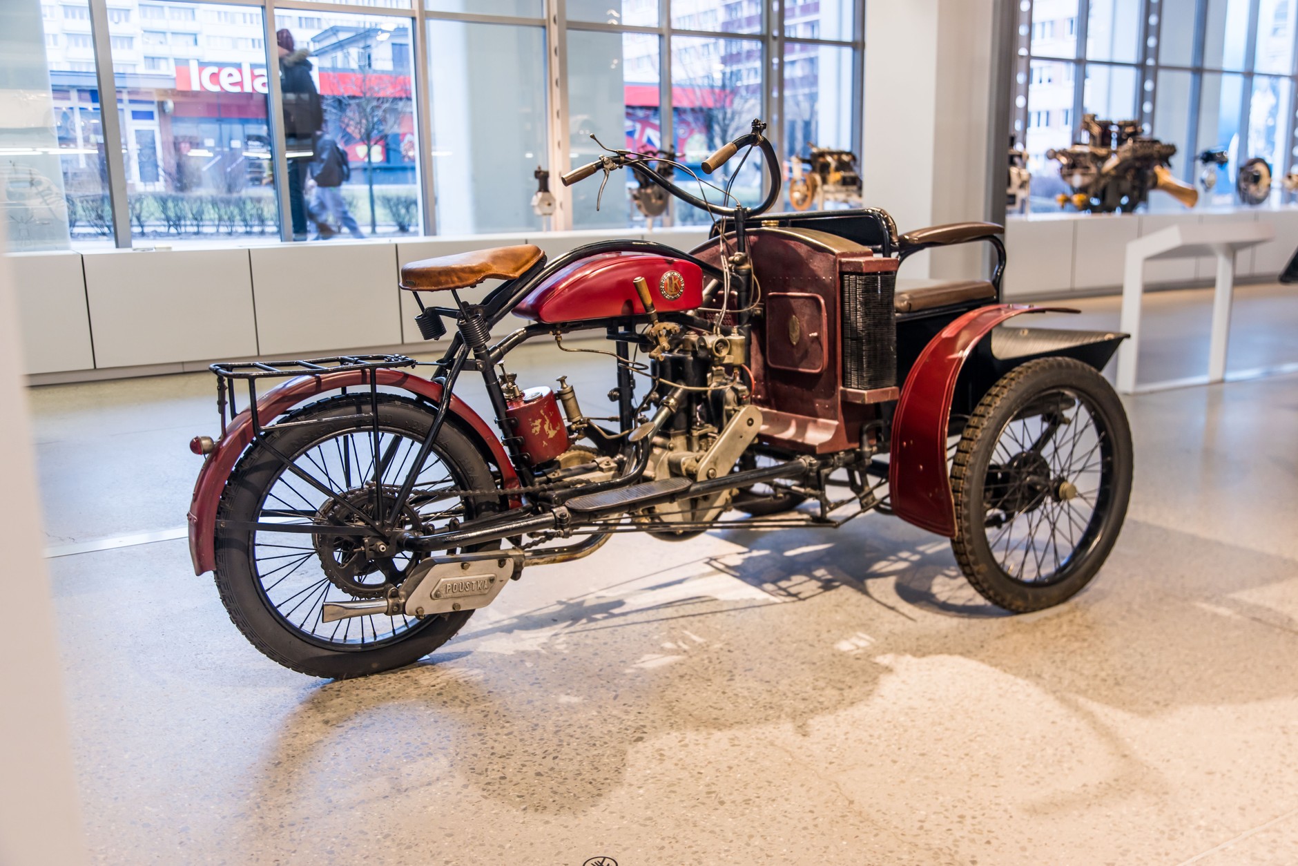 trójkołowiec w ŠKODA Muzeum Mladá Boleslav