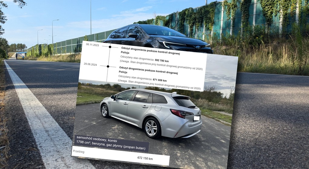 Toyota Corolla z przebiegiem ponad 670 tys. km