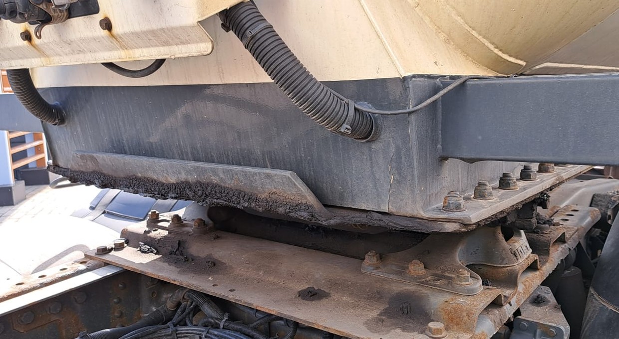 Inspektorzy przecierali oczy. Taką naczepą wiózł skroplony gaz