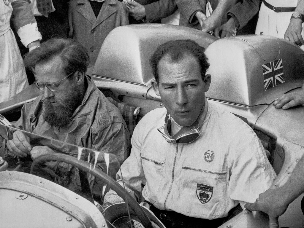Stirling Moss i pilot Dernis Jenkinson