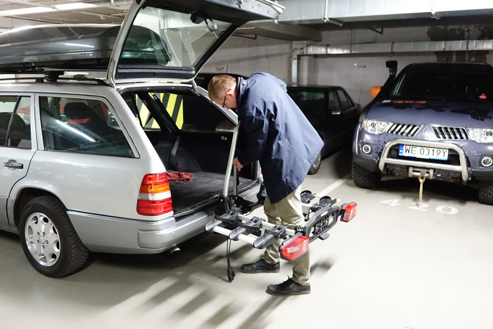 Niemiecka szkoła wożenia rowerów - test bagażnika Uebler X31S