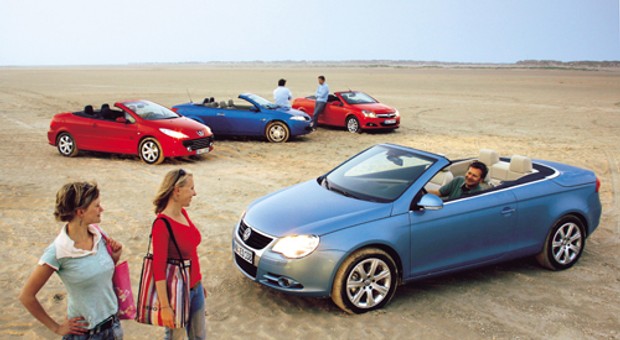 Peugeot 307 CC, VW Eos, Opel Astra Twin Top, Renault Megane Coupe Cabrio - nie kryjmy się przed słońcem!