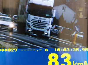 Kierowca tira dostał 24 punkty karne. Teraz będzie jeździł po Polsce bardzo spokojnie