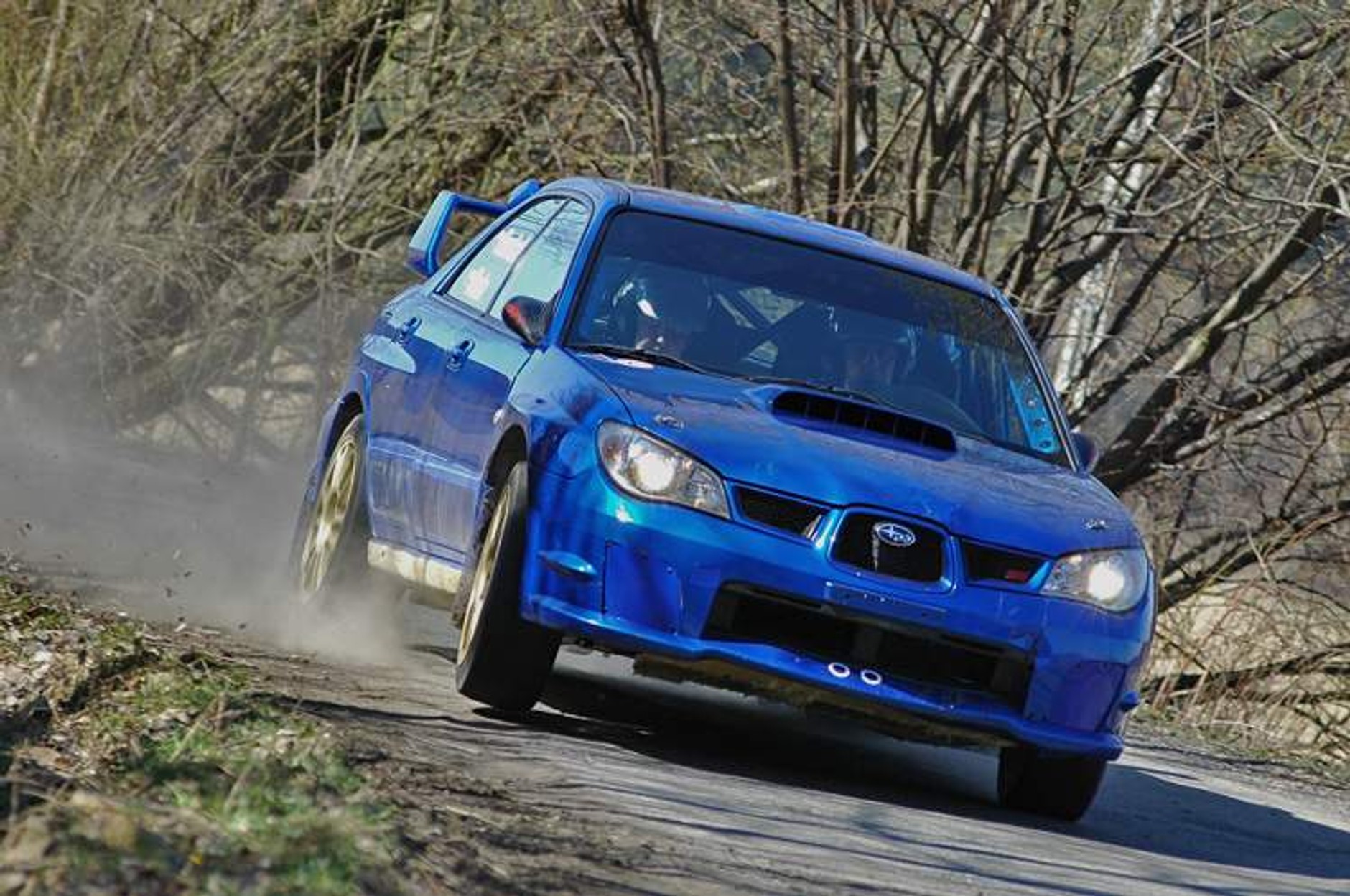 Rajdy: Leszek Kuzaj testował nową Imprezę N14 (fotogaleria)