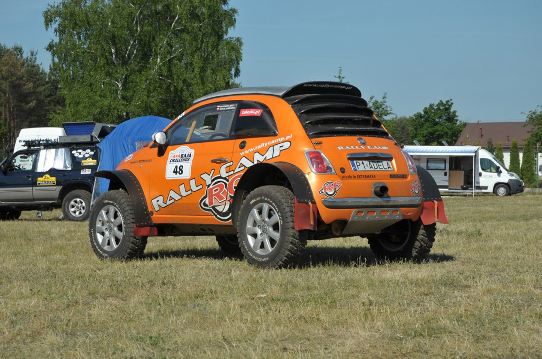 Fiat 500 by RallyCamp: projekt Adela