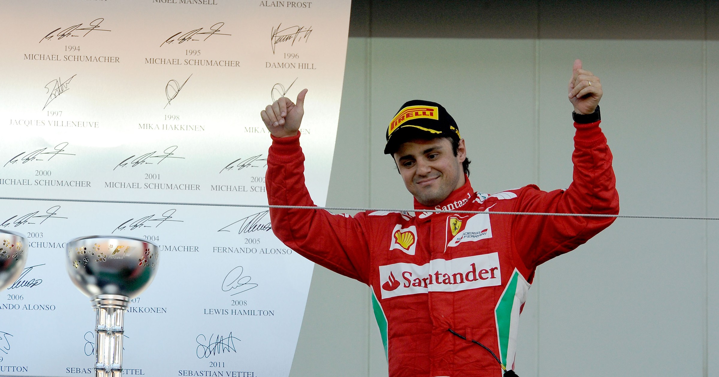Felipe Massa z Ferrari w 2013