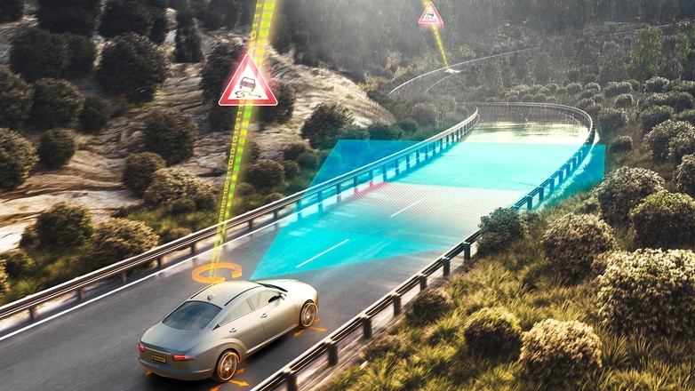 Continental system ostrzegania o zagrożeniach na drodze