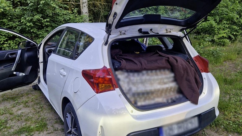 Ile białoruskich papierosów zmieści się w Toyocie? Straż Graniczna już to wie