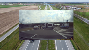 Kierowcy nie spodziewali się czegoś takiego na A4. Policja znów się popisała [WIDEO]