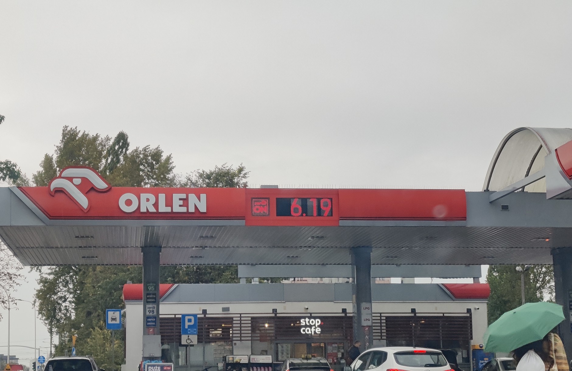 Cena paliw na stacji Orlen 12 października 2023 r.