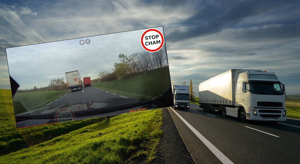 Wyprzedzał TIR-em prawie doprowadzając do wypadku