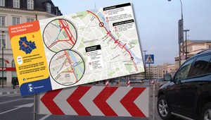 Poważne utrudnienia dla kierowców w Warszawie. Zaczną się już w sobotę 10 sierpnia [MAPA]