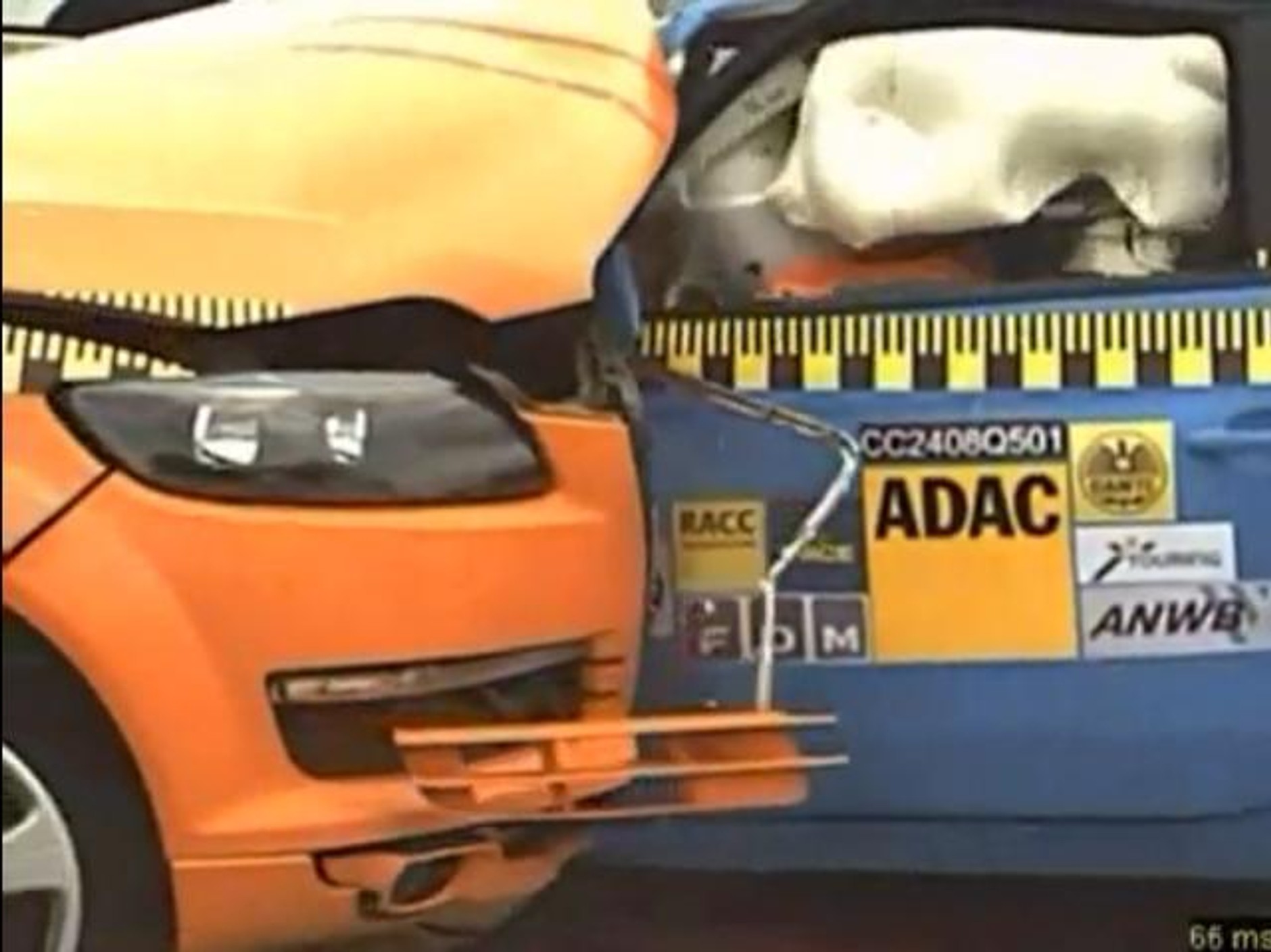 Crash test - mały vs duży