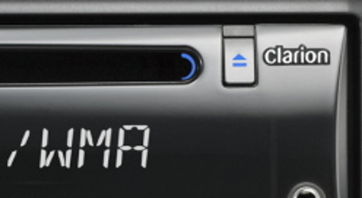 Clarion: radioodtwarzacz  CZ100E - prosta elegancja