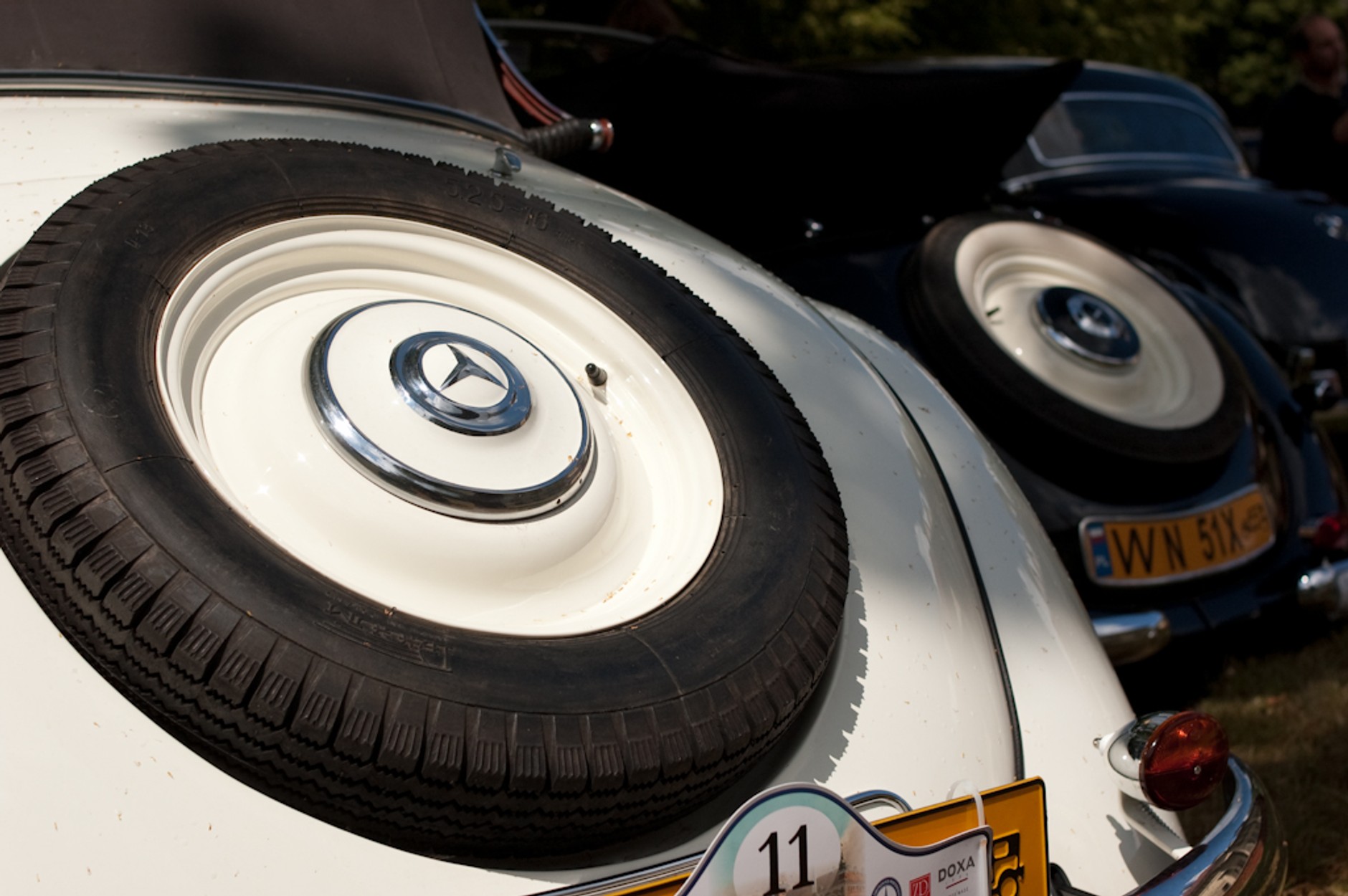 Klasyczne Mercedesy w Wilanowie