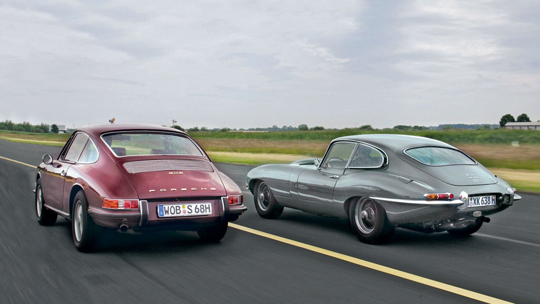 Porsche 911 S kontra Jaguar E-Type 3.8 FHC - tylko to, co najlepsze