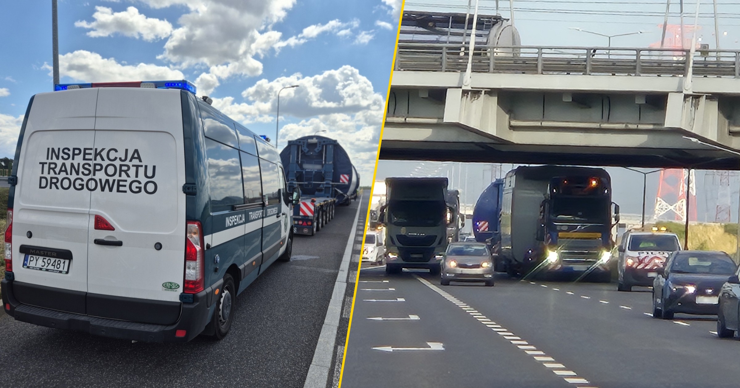 Ukraiński przewoźnik zablokował dwie autostrady tego samego dnia