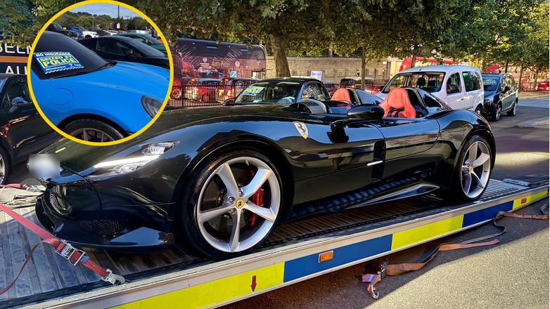 Supersamochody zajęte przez policję w Londynie