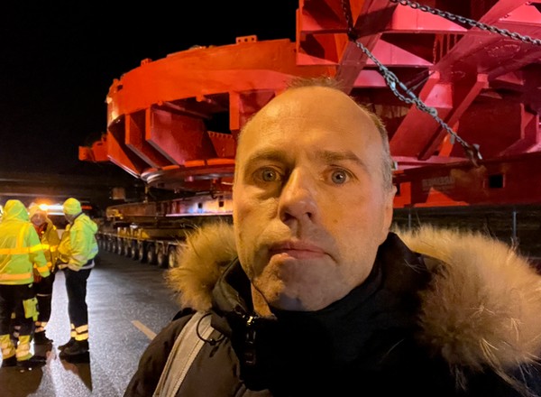 Jechałem w konwoju transportującym elementy maszyny TBM. Nie wszystko poszło zgodnie z planem