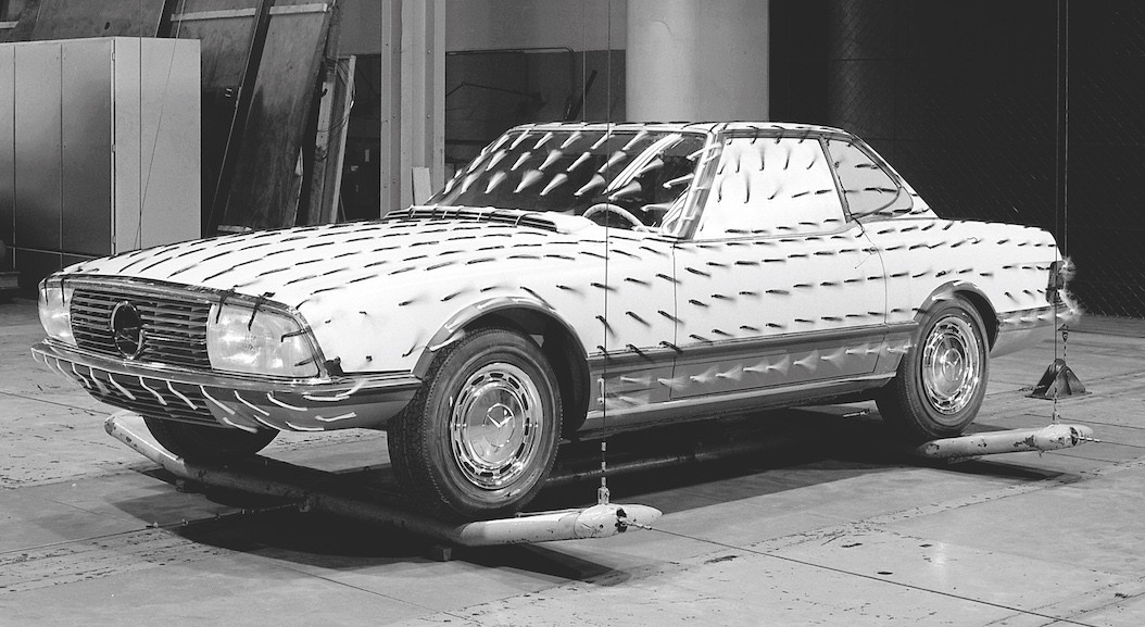 Prototyp Mercedesa R107 z hardtopem