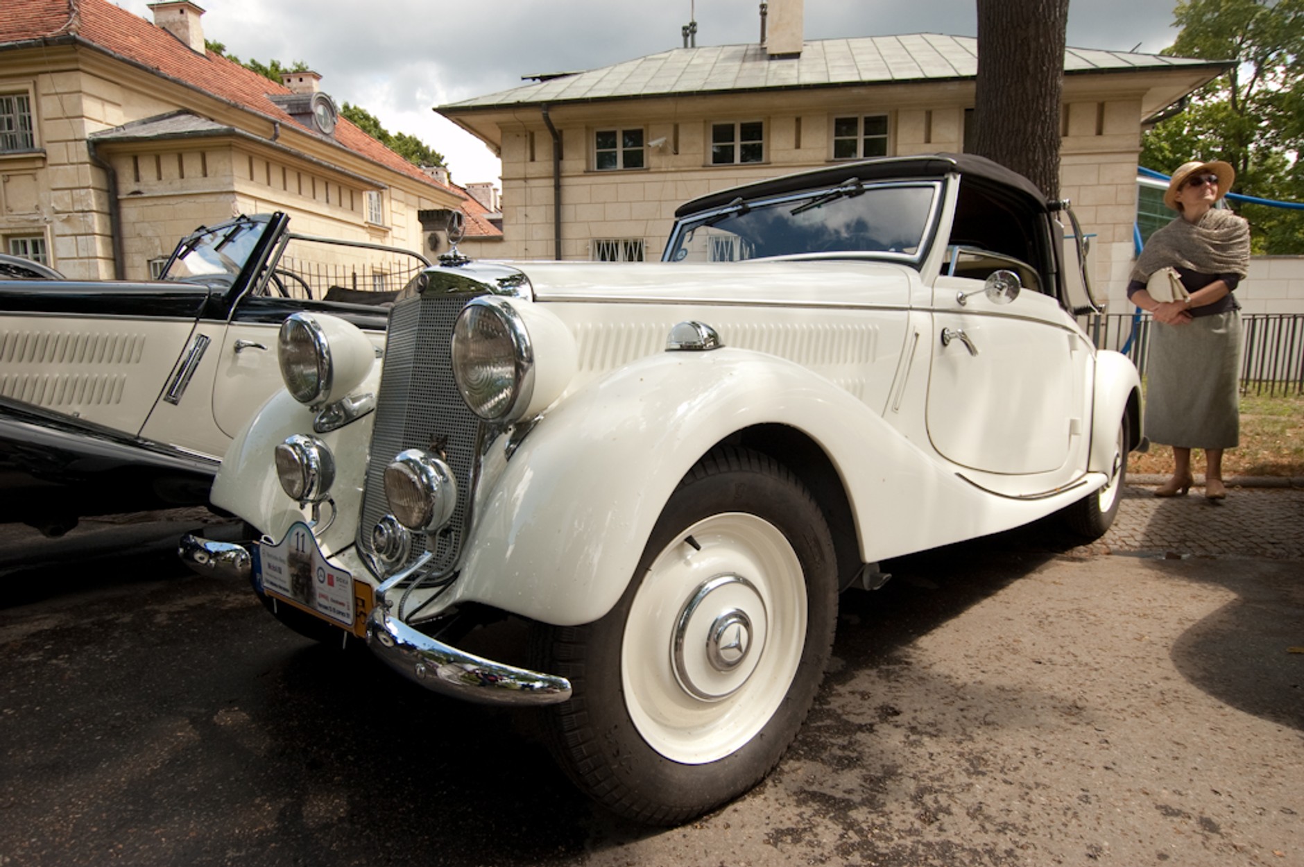 Klasyczne Mercedesy w Wilanowie