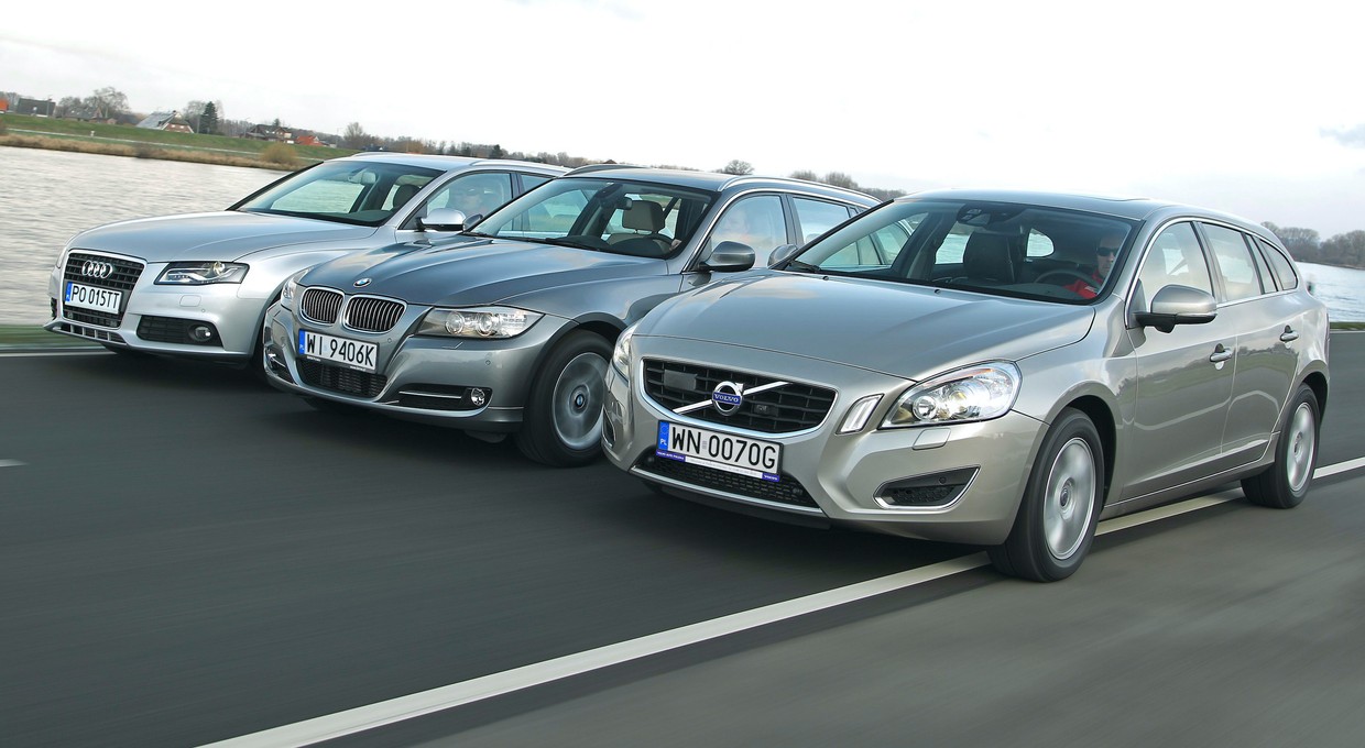 Szukamy prestiżowego kombi z dieslem – używane Audi A4, BMW serii 3 czy Volvo V60?