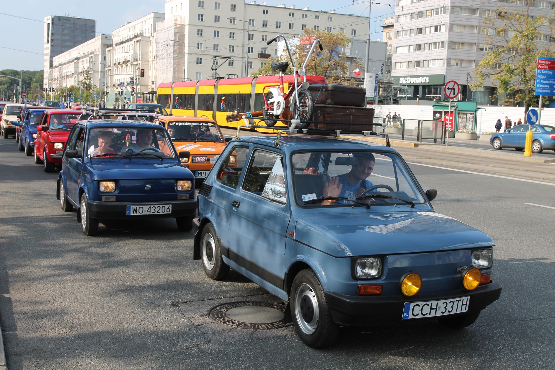 13 Ogólnopolski Zlot Fiata 126p w Warszawie