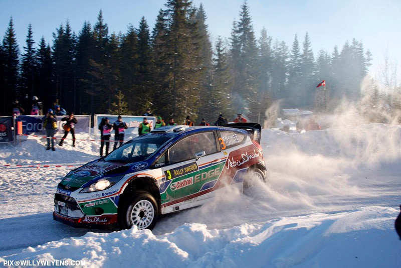 Trzy Fiesty na czele Rajdu Szwecji 2011