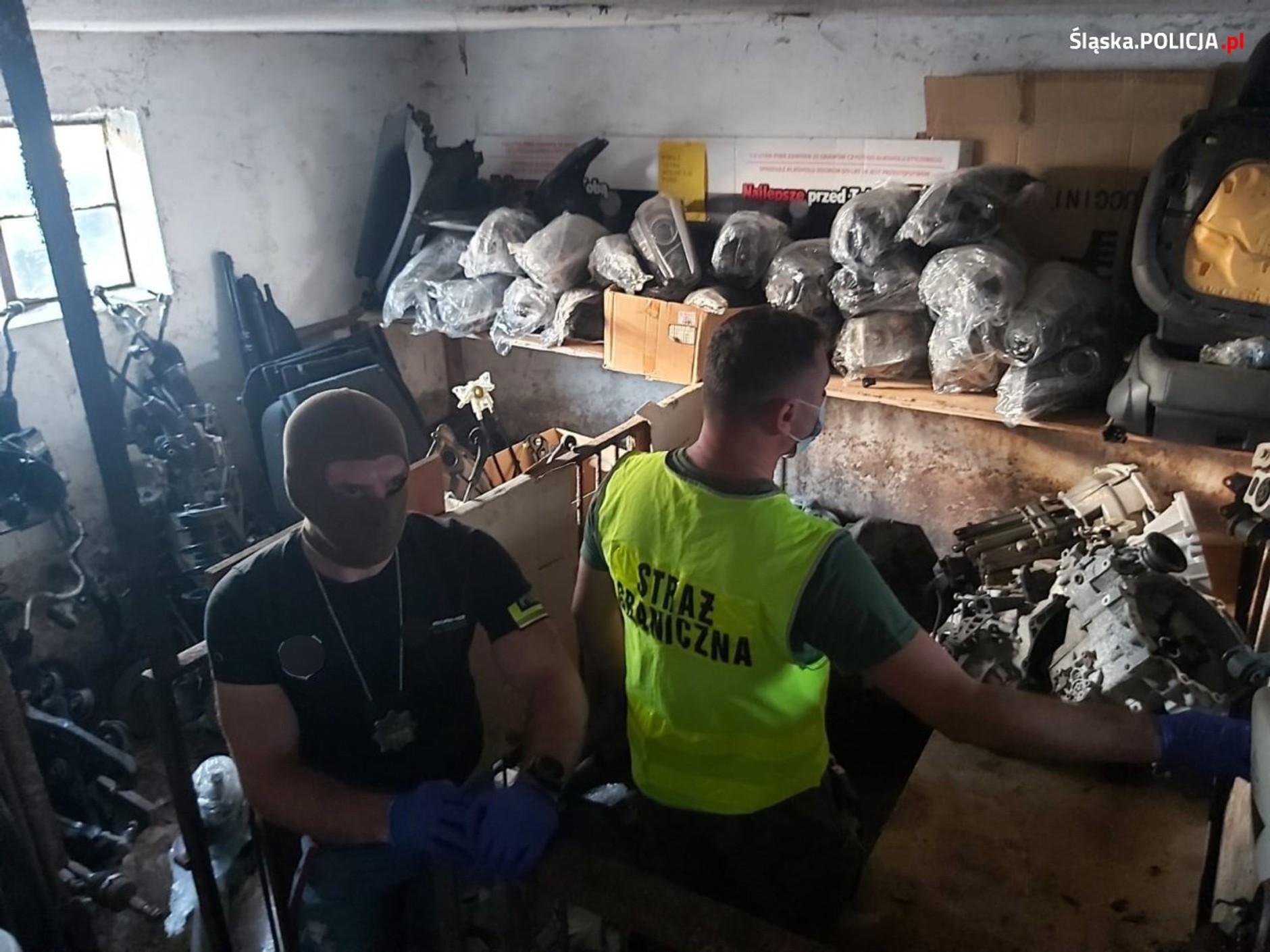 Policja odzyskała kradzione części