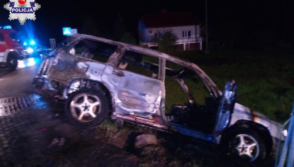 Pokłócił się z rodziną i wyżył na aucie. Zostały zgliszcza