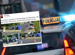 Golf przecięty na pół. Przerażający wypadek we Wrocławiu