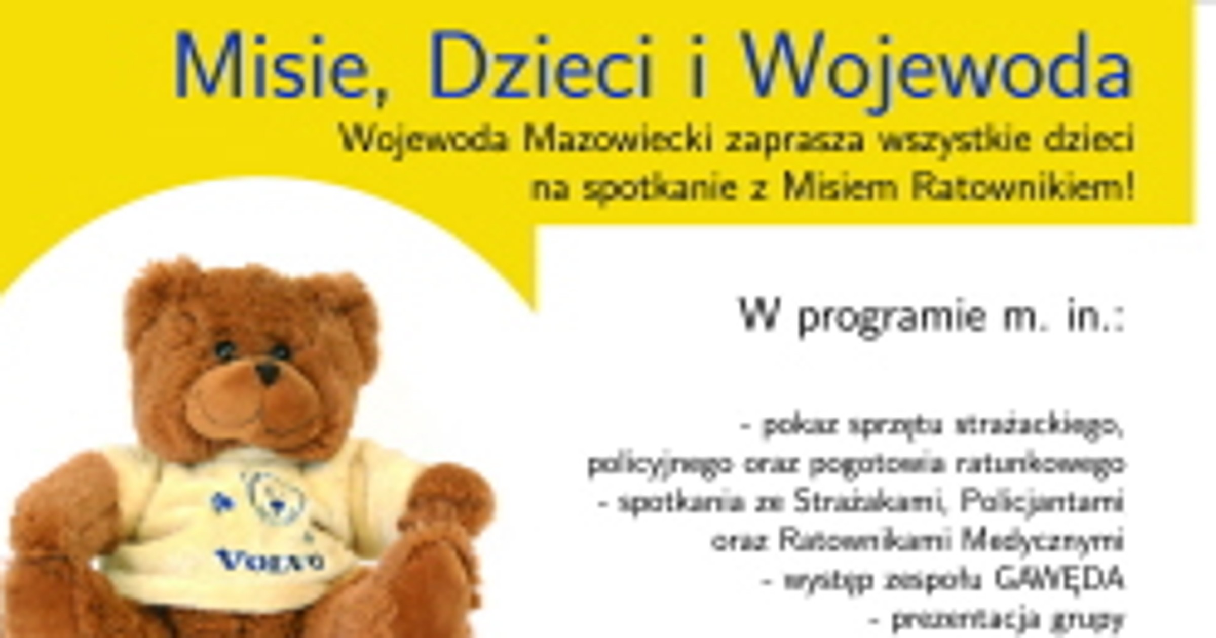 Wojewoda Mazowiecki zaprasza wszystkie dzieci