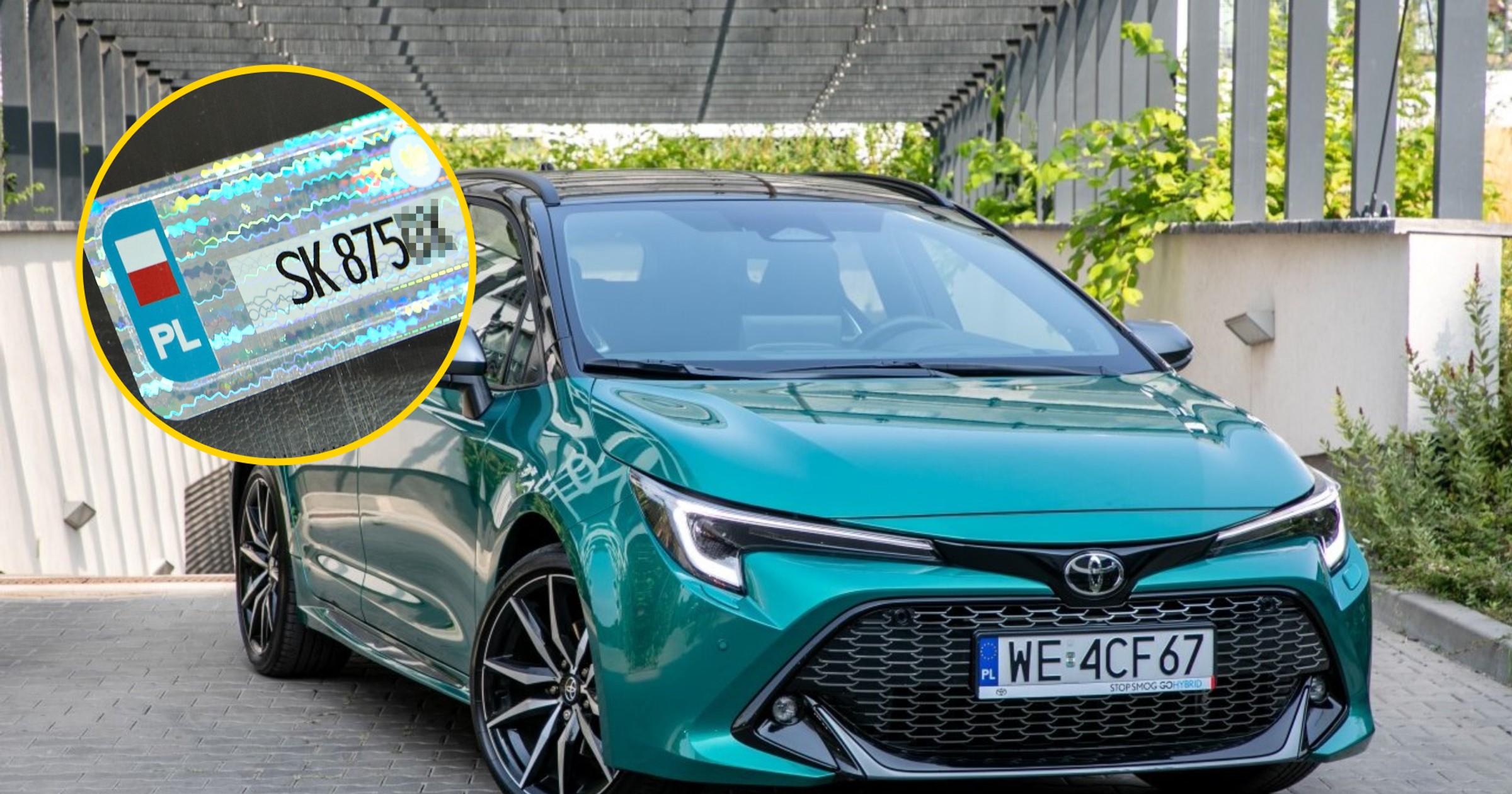 Naklejka rejestracyjna