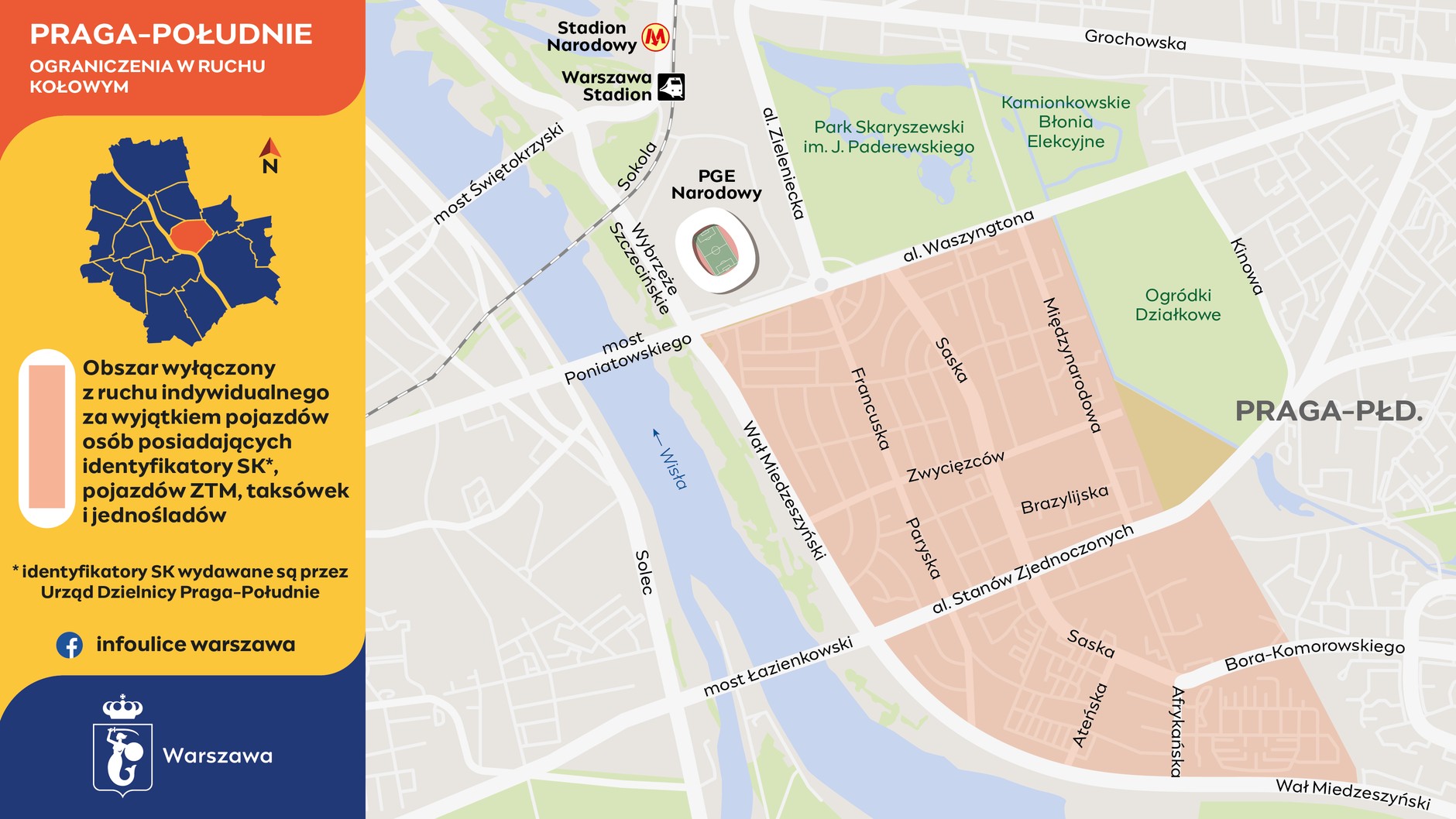 Władze Warszawy zapowiadają utrudnienia w poruszaniu się na Pradze-Południe