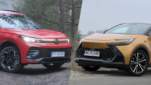 VW Tiguan (po lewej) i Toyota C-HR