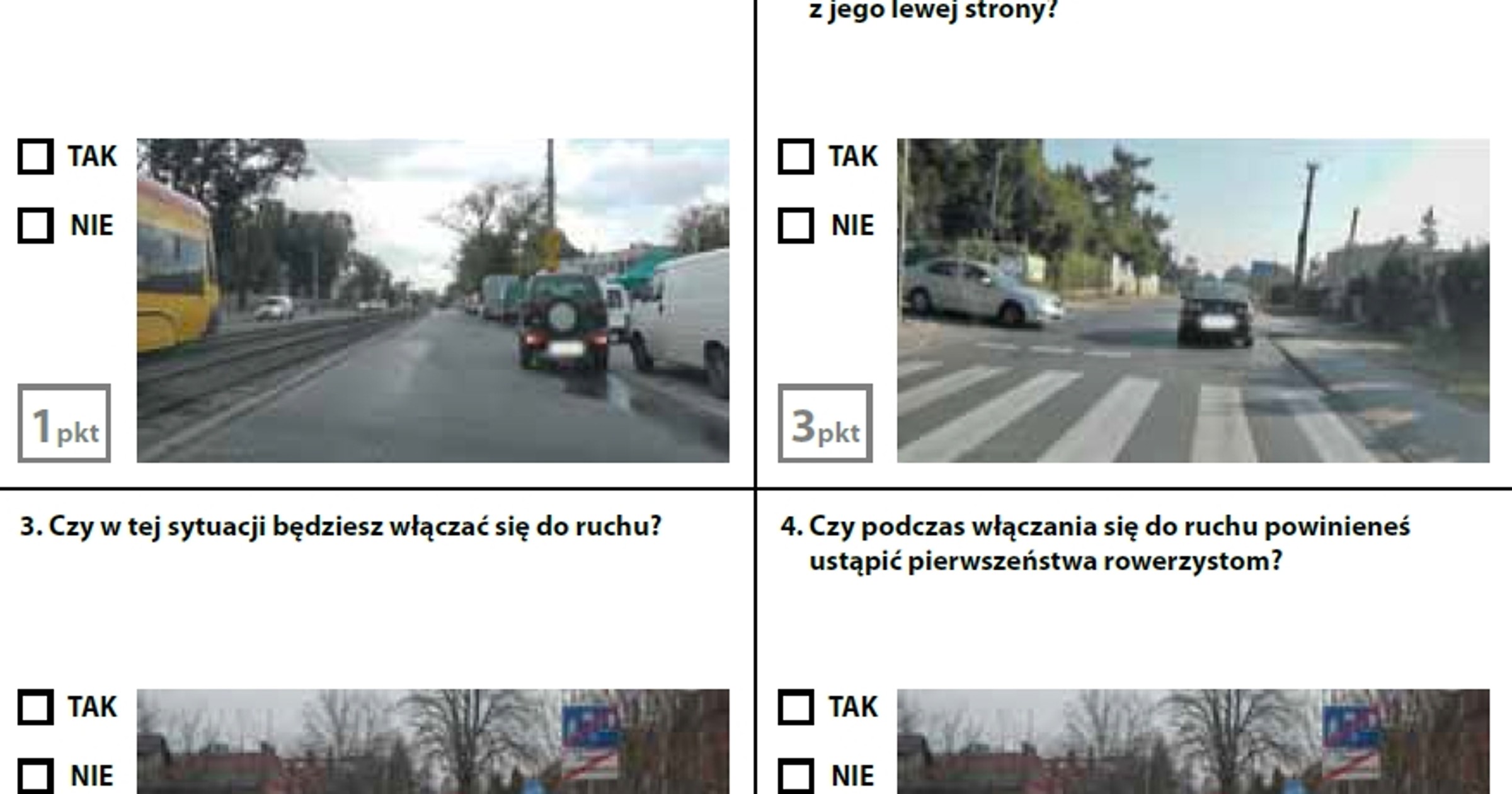 Egzamin teoretyczny na prawo jazdy - zestaw 8
