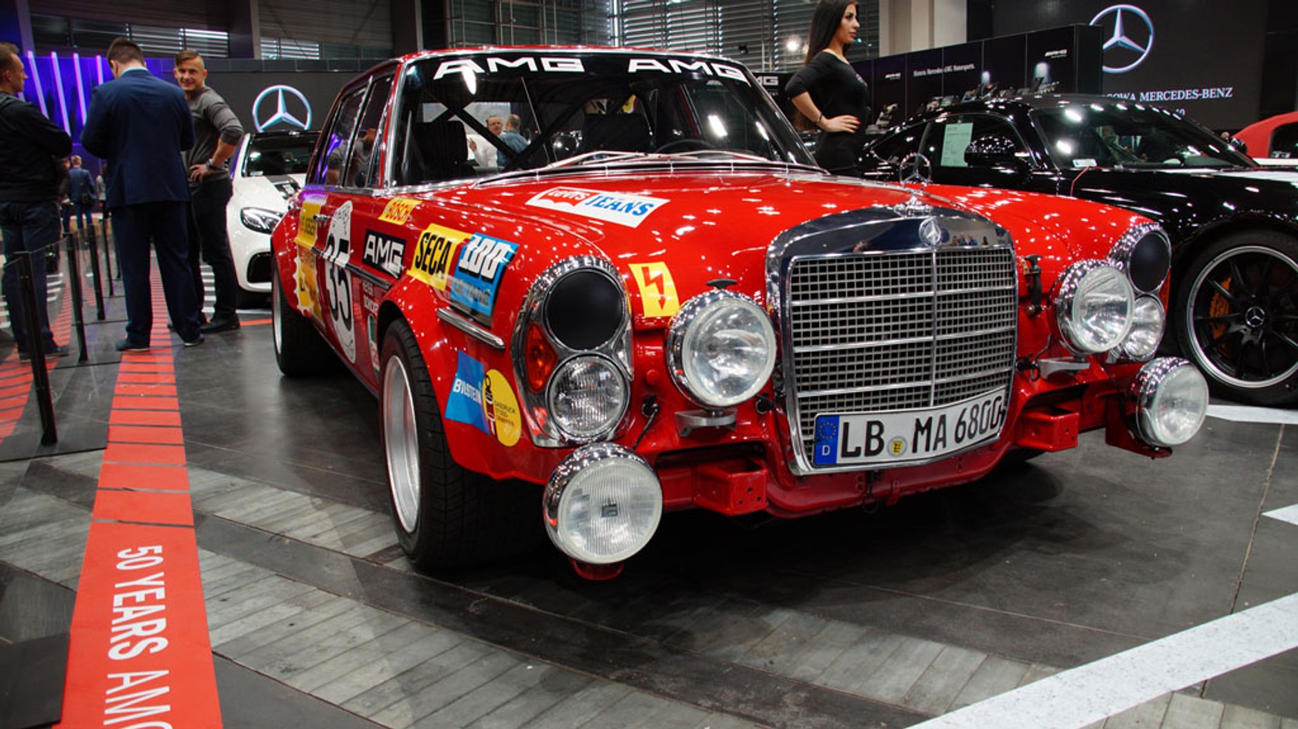 Mercedes podczas Poznań Motor Show