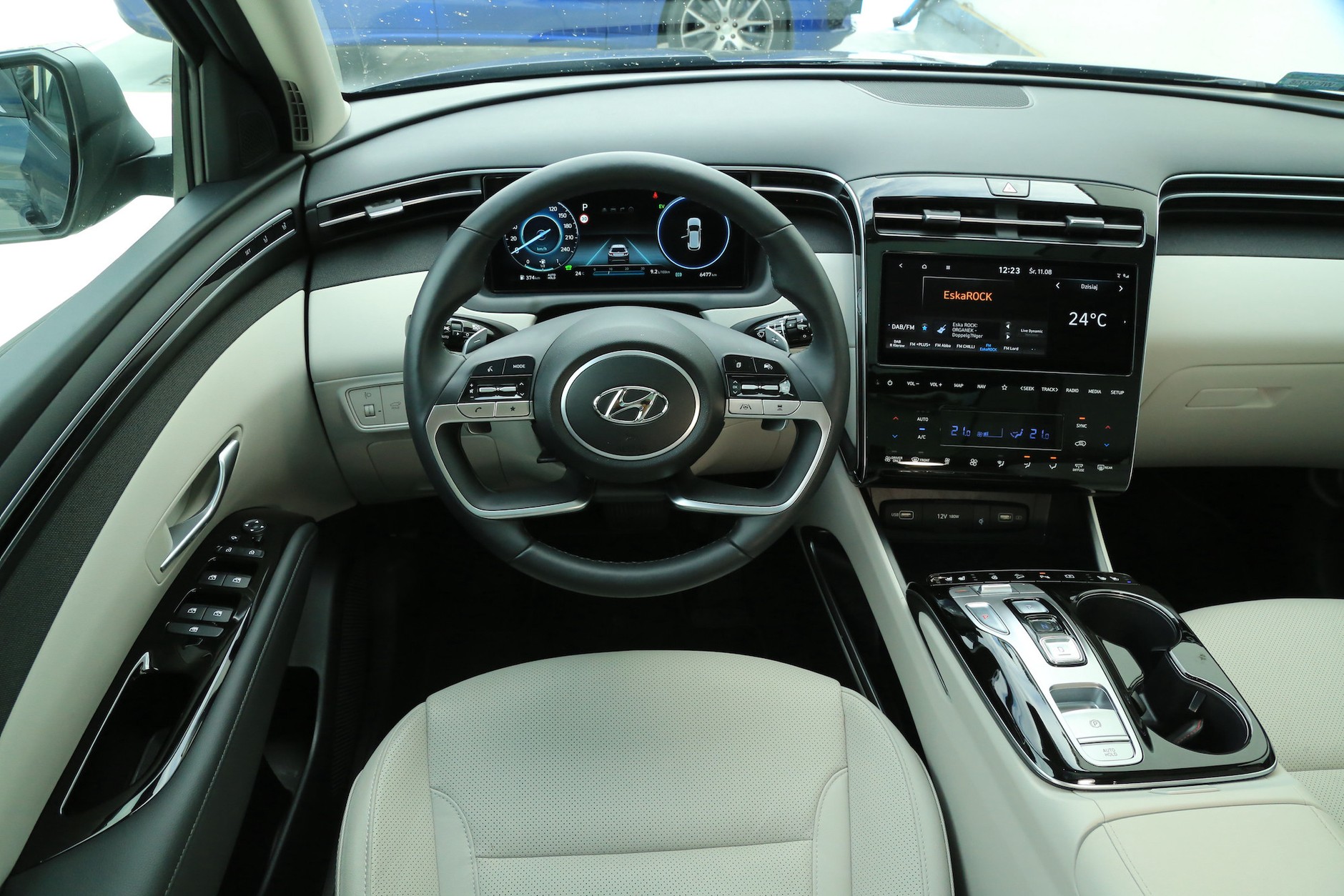 Hyundsi Tucson: tak wyglądało wnętrze wersji pokazanej w 2020 roku