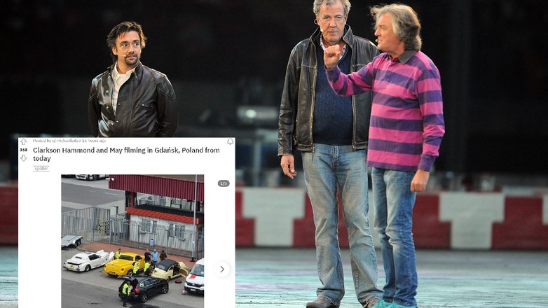 Clarkson, Hammond i May widziani w Gdańsku. Kręcili odcinek show