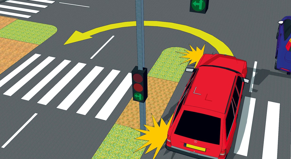 Na co pozwala strzałka w lewo na skrzyżowaniu? Można zawracać? Wyjaśniamy krok po kroku