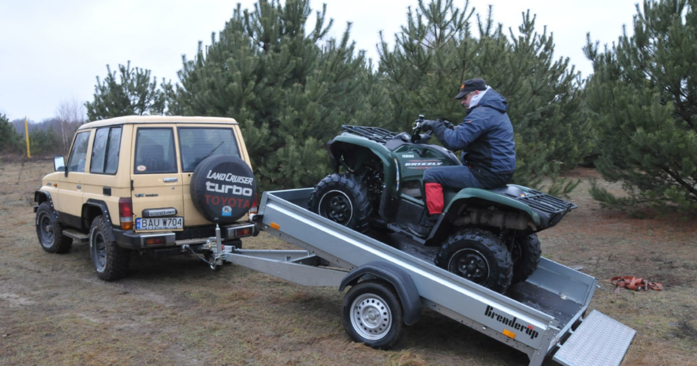 Brenderup ATV-2: przyczepa idealna do transpotu quada