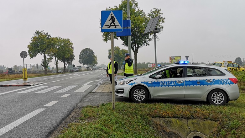 Policyjna kontrola przy DK2 w okolicach Siedlec