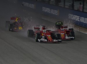 Grand Prix Singapuru 2017: dramat Ferrari