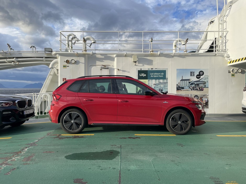 Skoda Kamiq na promie w Norwegii