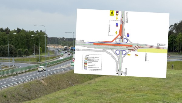 Będą zmiany na węźle Bydgoszcz Południe. Ma to związek z budową drogi S10