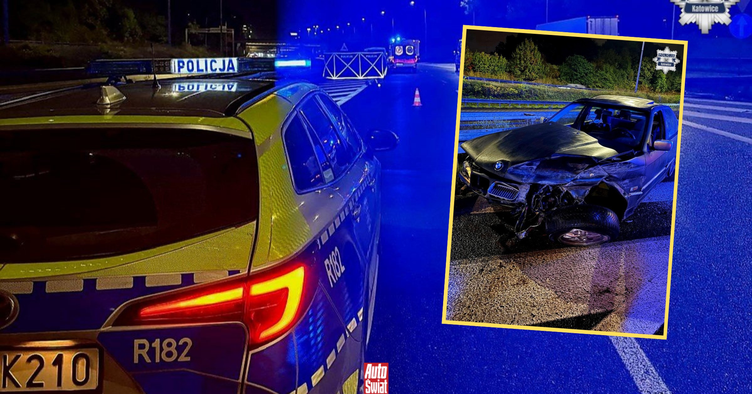 Policja ogłosiła czarny alert drogowy na A4. Zginął 19-latek