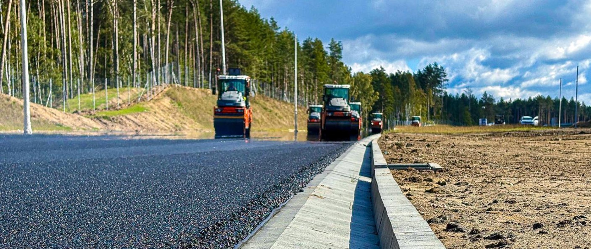 Prace na obwodnicy Źukowa