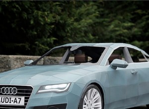Papierowe Audi A7 (video)